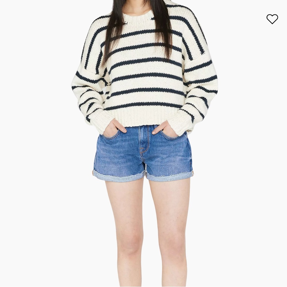 Frame  Le Grand Garcon Denim Shorts  Sz 27